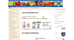 Desktop Screenshot of landkorb-shop.de